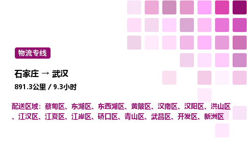 石家莊到武漢專線直達-石家莊至武漢貨運公司-專業(yè)物流運輸專線